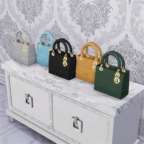 dior sims 4 cc|sims 4 luxury bags cc.